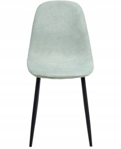 Beliani Zestaw 4 krzeseł do jadalni CRANDALL Jasnozielony 5