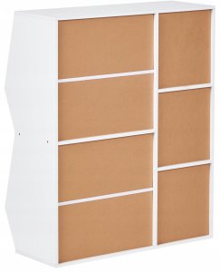 Beliani Regał 3 półki DARLOT 93 cm Biały 8