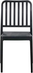 Beliani Zestaw 4 krzeseł ogrodowych SERSALE Czarny 5