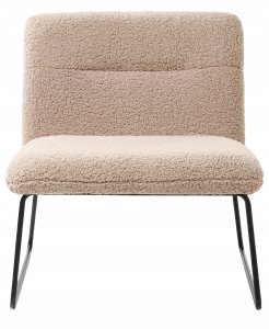Beliani Fotel COTULLA Boucle Beżowy 5
