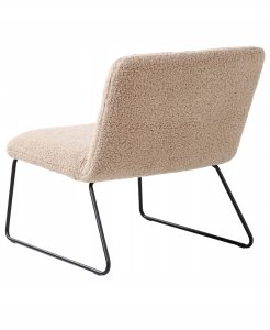 Beliani Fotel COTULLA Boucle Beżowy 6