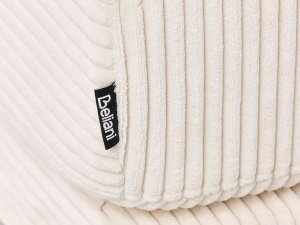 Beliani Narożnik dla 4 osób IKAST Sztruks Beżowy Prawostronny 10