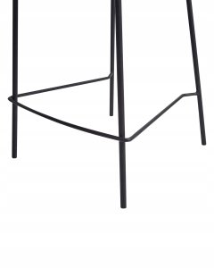 Beliani Zestaw 2 krzeseł barowych DUETTE Welur Oliwkowy 8