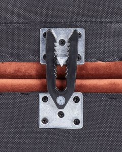 Beliani Fotel ALNES Welur Jasnoczerwony 9