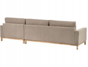 Beliani Narożnik dla 4 osób SIGGARD Beżowoszary Lewostronny 5