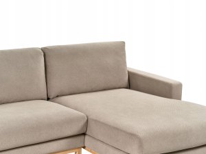 Beliani Narożnik dla 4 osób SIGGARD Beżowoszary Lewostronny 9