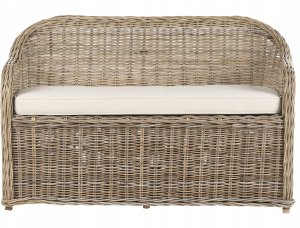 Beliani Sofa ogrodowa dla 2 osób SUSUA Rattan 6