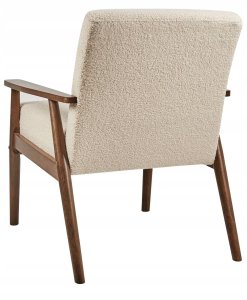 Beliani Fotel ESRUM Boucle Beżowy 5