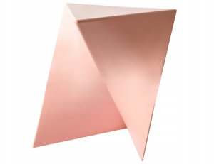 Beliani Stolik pomocniczy PECOS Pastelowy róż 5