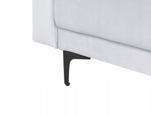 Beliani Szezlong ABERDEEN Welur Jasnoszary 7