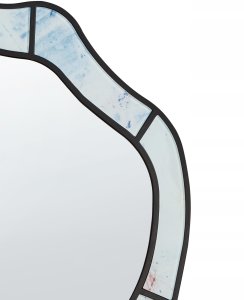 Beliani Lustro ścienne LIVERDUN 64 cm 86 cm Błękitny 5