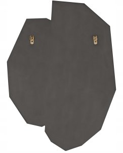 Lustro Beliani Lustro ścienne TROYON 62 cm 80 cm Różowe złoto 4