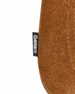 Beliani Zestaw 2 krzeseł barowych DUETTE Welur Złoty brąz 8