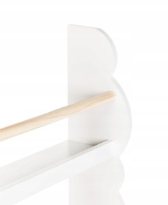 Beliani Regał ścienny RIGOLET 80 cm Biały 6