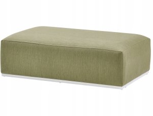 Beliani Sofa ogrodowa z otomaną dla 7 osób BATTIFOLLO Modułowy Oliwkowy 13