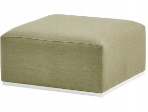 Beliani Sofa ogrodowa z otomaną dla 7 osób BATTIFOLLO Modułowy Oliwkowy 14