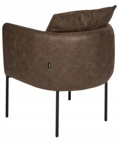 Beliani Fotel MALMOS Ciemnobrązowy 6