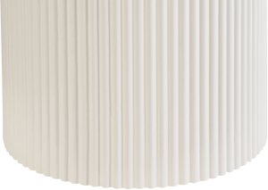 Beliani Stolik pomocniczy LEONA Ceramika Jasnobeżowy 3