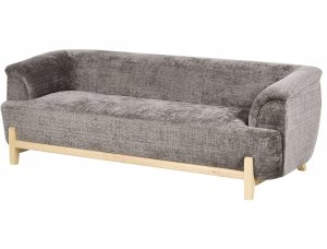 Beliani Sofa dla 3 osób ALNOR Szenil Brązowy 6