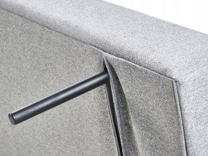 Beliani Sofa rozkładana dla 3 osób HJULBY Szary 13