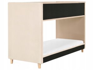 Beliani Łóżko piętrowe Welur CHOCQUES 90 x 200 cm Jasnobeżowy 7