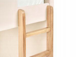 Beliani Łóżko piętrowe Welur CHOCQUES 90 x 200 cm Jasnobeżowy 8
