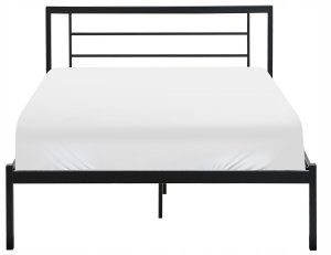 Beliani Łóżko Metal CUSSET 120 x 200 cm Czarny 4