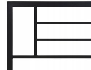 Beliani Łóżko Metal CUSSET 120 x 200 cm Czarny 6