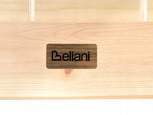 Beliani Łóżko na antresoli z biurkiem Drewno sosnowe FOUCAMONT 90 x 200 cm Jasnobrązowy 11