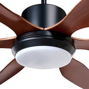 Wentylator Beliani Wentylator sufitowy z lampą VERDURE Z pilotem LED Brązowy 3