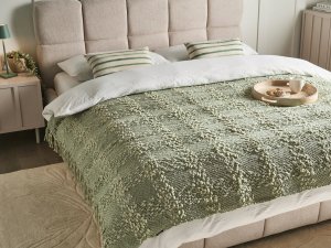 Beliani Koc VELLA 150 x 200 cm Zielony 2
