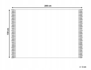 Beliani Koc VELLA 150 x 200 cm Zielony 3