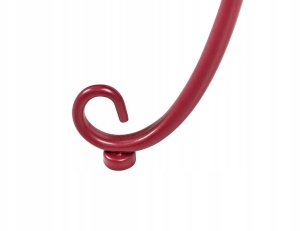 Beliani Zestaw mebli balkonowych CAVINIA Metal Burgundowy 12