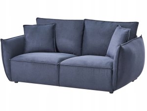 Beliani Sofa dla 3 osób KUNES Ciemnoniebieski 4
