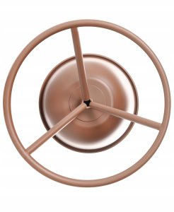 Beliani Stojak na kwiaty RENGE Metal 28 cm Brązowy 7