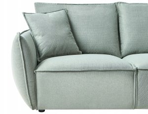Beliani Sofa dla 3 osób KUNES Jasnozielony 7