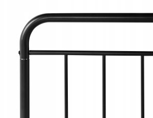 Beliani Rozsuwane łóżko dziecięce Metal ANAIS 90 x 200 cm Czarny 9