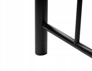 Beliani Rozsuwane łóżko dziecięce Metal ANAIS 90 x 200 cm Czarny 10
