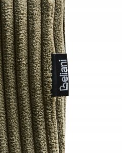 Beliani Zestaw 2 krzeseł do jadalni STURGIS Sztruks Oliwkowy 9