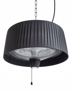 Beliani Promiennik na podczerwień wiszący ASCEA 1500 W Czarny 4