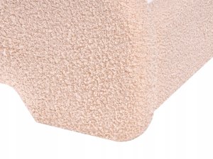 Beliani Łóżko dziecięce Królik Boucle PERROS 90 x 200 cm Beżowy 11