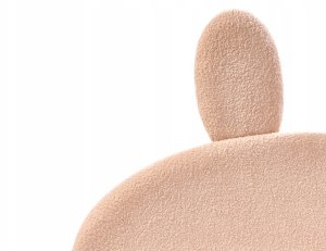 Beliani Łóżko dziecięce Królik Boucle PERROS 90 x 200 cm Beżowy 7