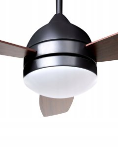 Wentylator Beliani Wentylator sufitowy z lampą MANSALA Z pilotem LED Ciemnobrązowy 6