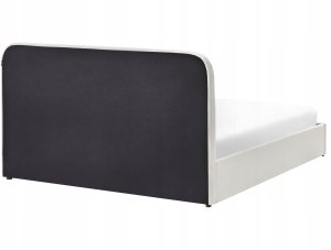 Beliani Łóżko z pojemnikiem CHALLANS 160 x 200 cm Złamana biel 7