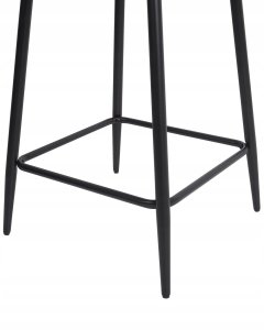 Beliani Zestaw 2 krzeseł barowych DUBROVNIK Boucle Jasnobeżowy 9