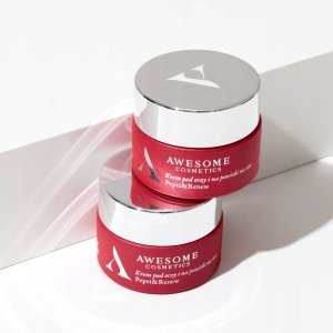 AWESOME COSMETICS_SET Pepti&amp;Rise krem na dzień + Pepti&amp;Renew krem na noc 2x10ml 4