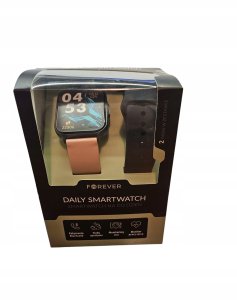 Smartwatch GepardWatches Smartwatch Forever SW-115 lite kwadratowy SPACE GRAY/PINK 3