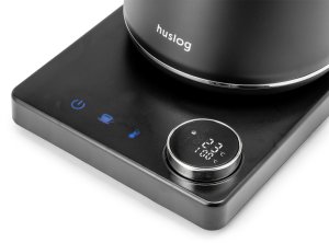 Czajnik Huslog czajnik z podstawką czarno-srebrny 1L Smartcontrol 10