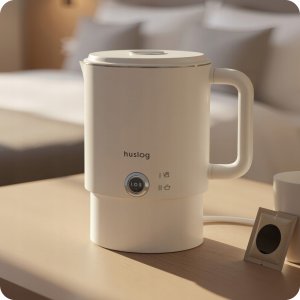 Czajnik Tomtoc Huslog czajnik podróżny biały 0,8L 2