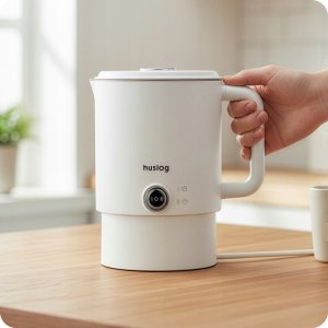 Czajnik Tomtoc Huslog czajnik podróżny biały 0,8L 5